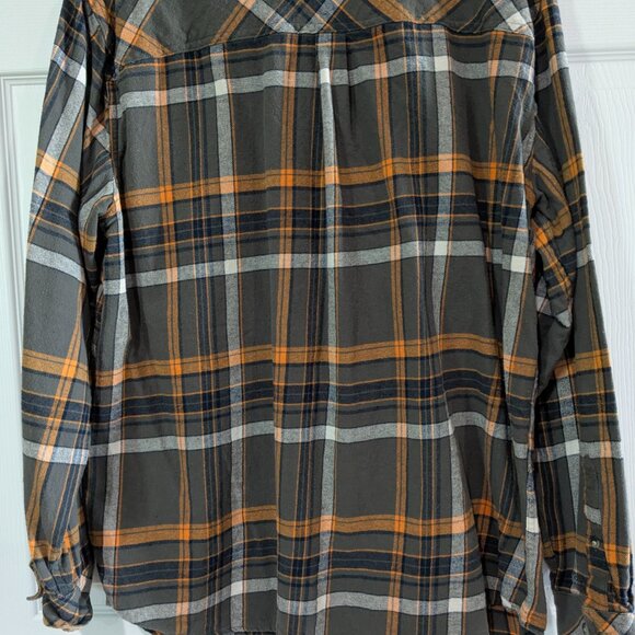 Legendary Whitetails Men's Buck Camp Flannel Shirt, Brown Plaid, XL, Long Sleeve - Picture 11 of 16